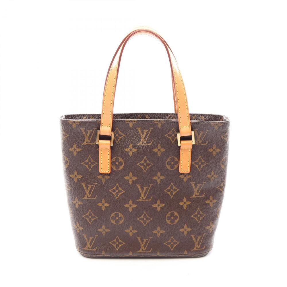 Louis Vuitton Vavin Monogram Top Handle Bag Canvas Leather Brown